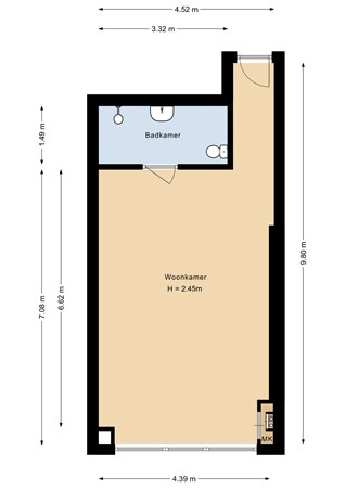 Floorplan - Jagerlaan, 3701 XL Zeist
